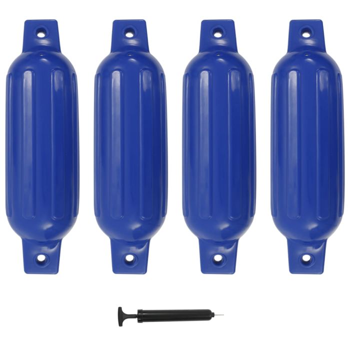 Boat Fender 4 Pcs Blue 41x11.5cm