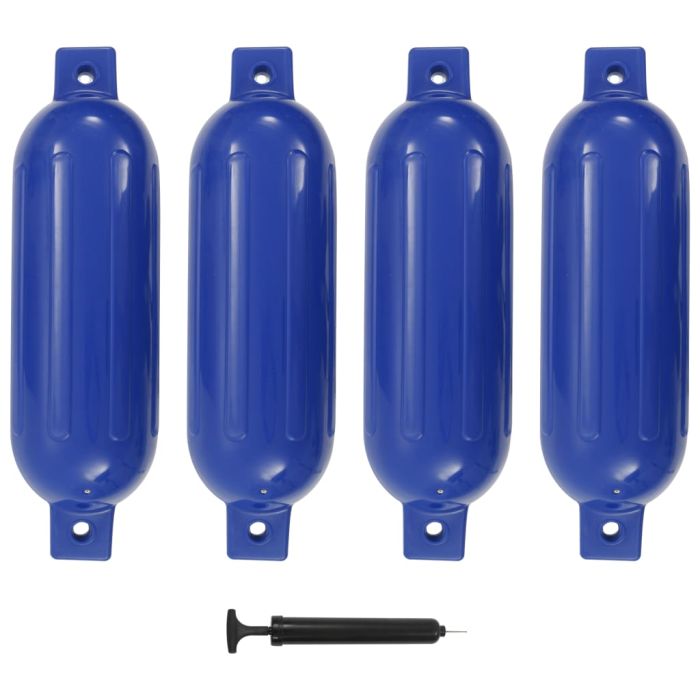 Boat Fender 4 Pcs Blue 51x14cm