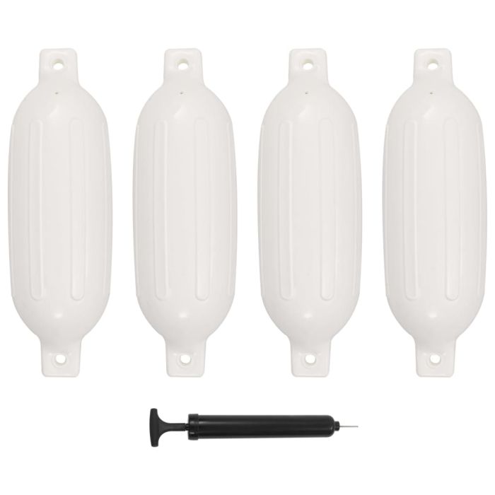 Boat Fender 4 Pack White