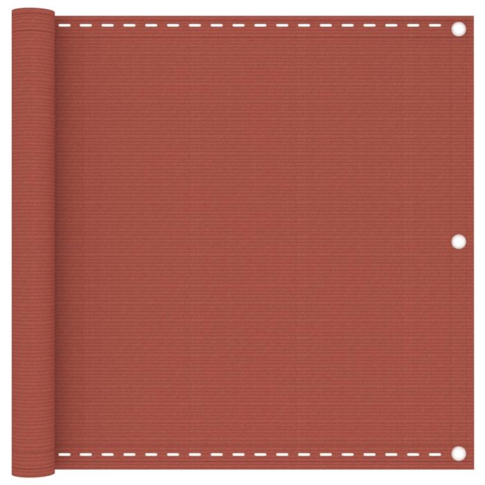 Balcony Screen Terracotta 90x400 cm HDPE