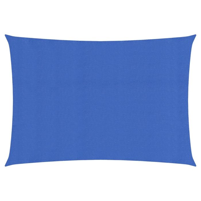 Sunshade Sail 160 g/m2 Blue 2.5x4.5 m HDPE