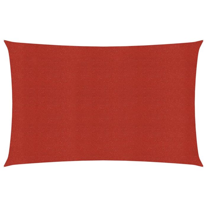 Sunshade Sail 160 g/Red 2.5x5 m