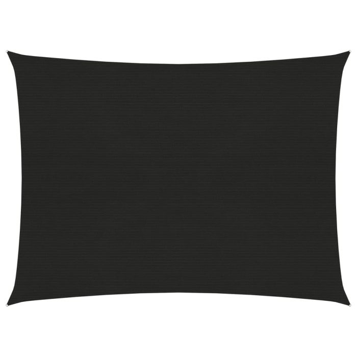 Sunshade Sail 160 g/Black 5x6 m