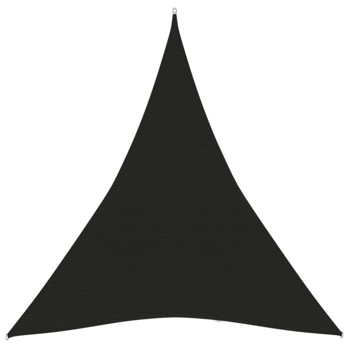Sunshade Sail 160 g/m2 Black 4x5x5 m HDPE
