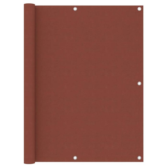Balcony Screen Terracotta 120x400 cm Oxford Fabric