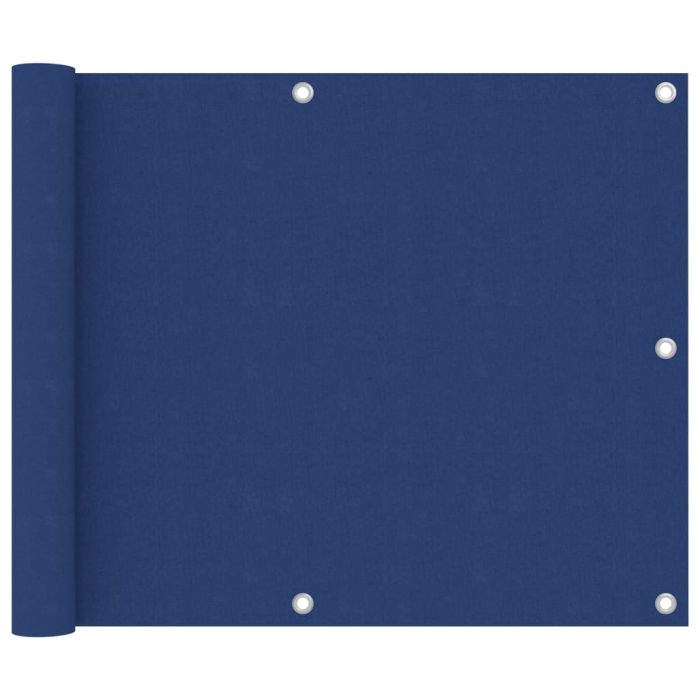 Balcony Screen Blue 75x600 cm Oxford Fabric