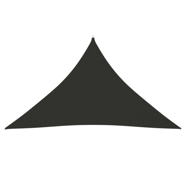 Sunshade Sail Oxford Fabric Triangular 2.5x2.5x3.5 m Anthracite