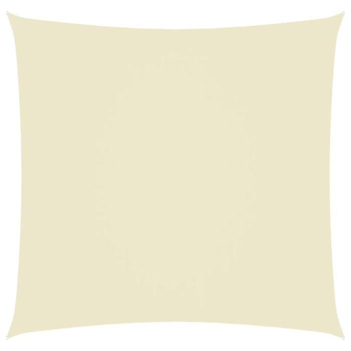 Sunshade Sail Oxford Fabric Square 7x7 m Cream