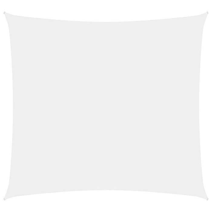 Sunshade Sail Oxford Fabric Square 6x6 m White