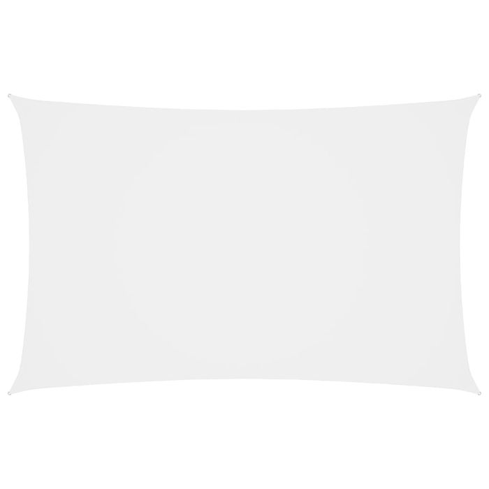 Sunshade Sail Oxford Fabric Rectangular 3x6 m White