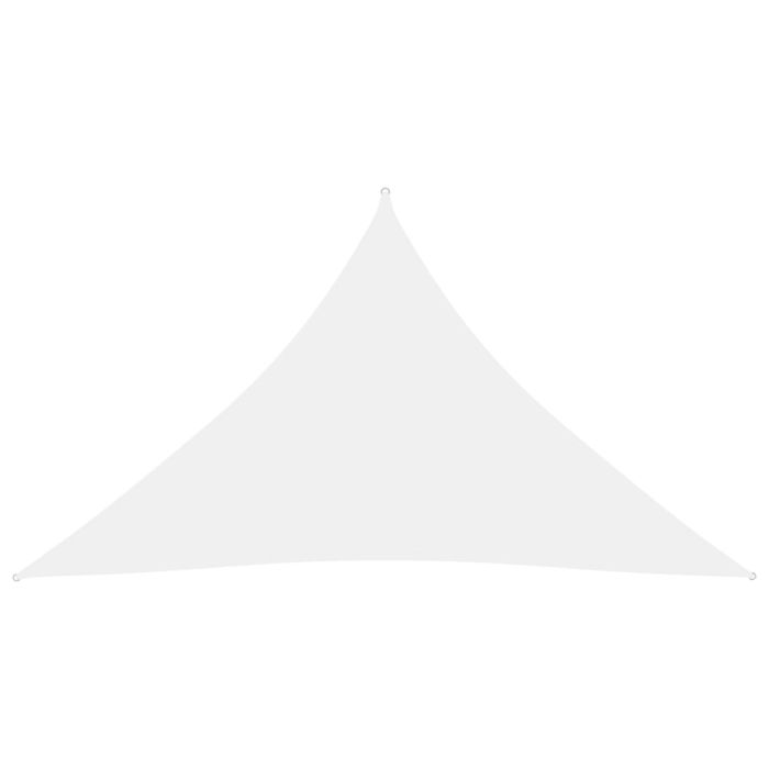 Sunshade Sail Oxford Fabric Triangular 3x3x4.24 m White