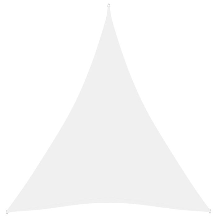 Sunshade Sail Oxford Fabric Triangular 3x4x4 m White