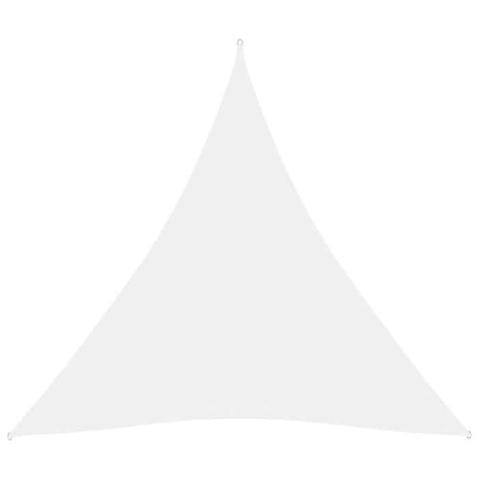 Sunshade Sail Oxford Fabric Triangular 4.5x4.5x4.5 m White