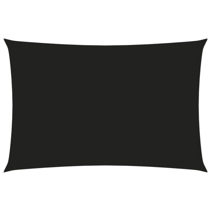 Sunshade Sail Oxford Fabric Rectangular 3x5 m Black