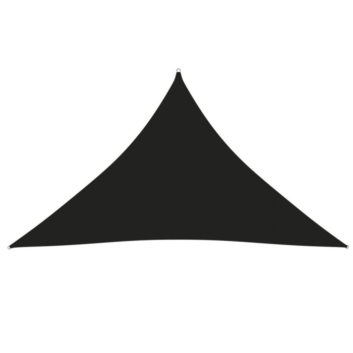 Sunshade Sail Oxford Fabric Triangular 2.5x2.5x3.5 m Black
