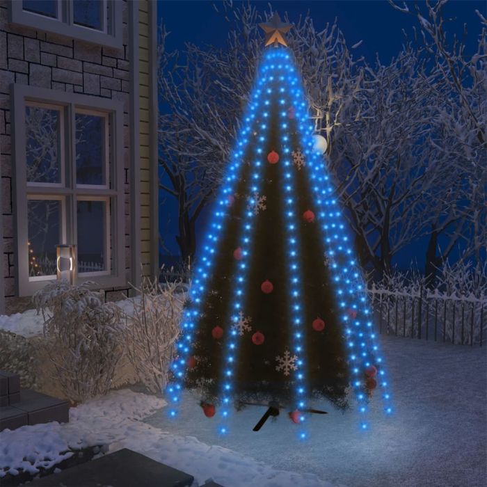 Faune Christmas Tree Net Lights with 300 LEDs Blue 300cm
