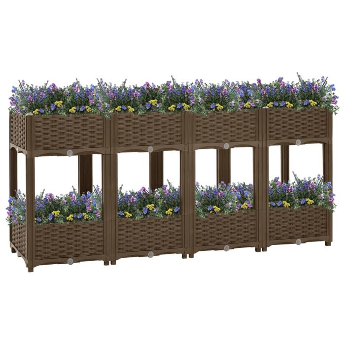 Raised Bed 160x40x71 cm Polypropylene