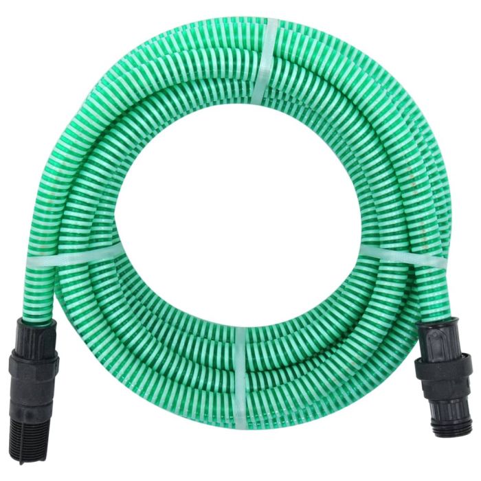 Suction Hose with PVC Connectors Green 1" 10 m PVC