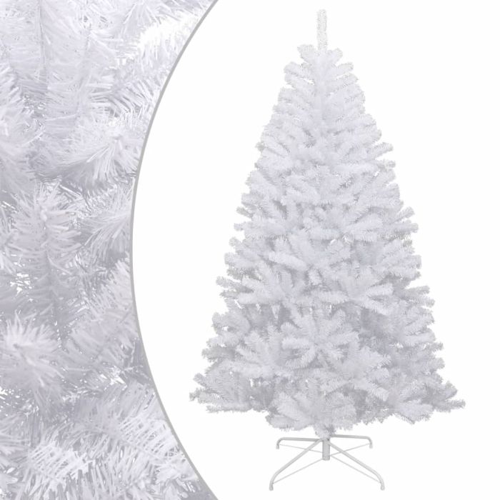 Fluer 120cm Hinged Tree Flocked Snow Design