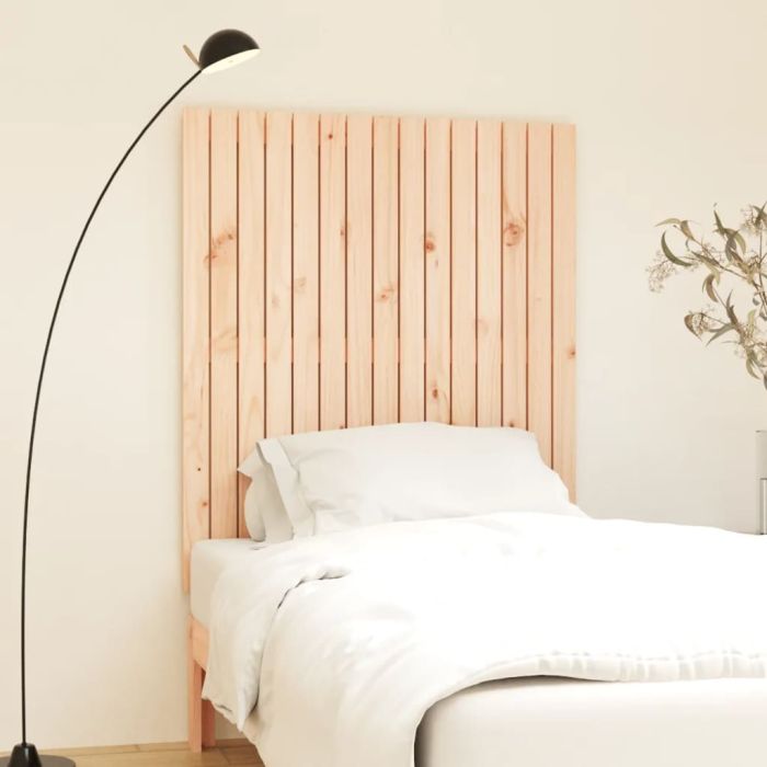 Wall Headboard 95.5x3x110cm Solid Wood Pine