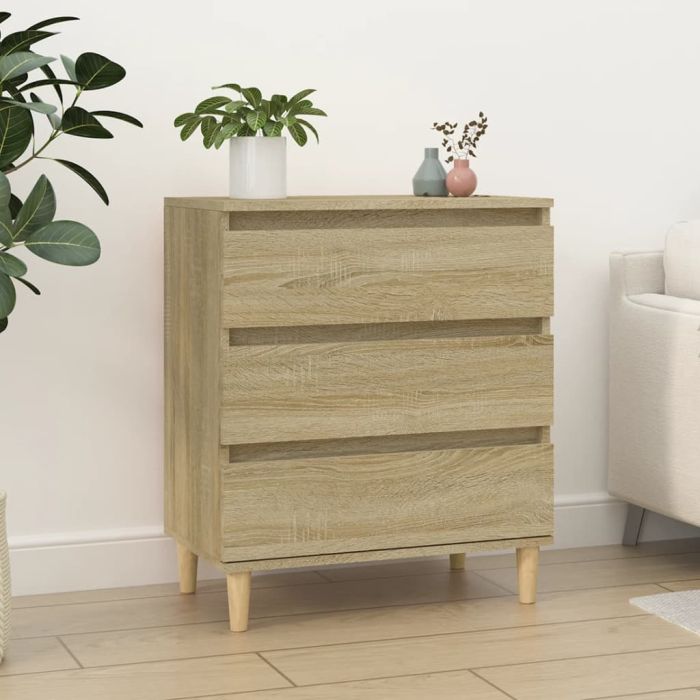 Sideboard Sonoma Oak 60x35x70 cm Engineered Wood