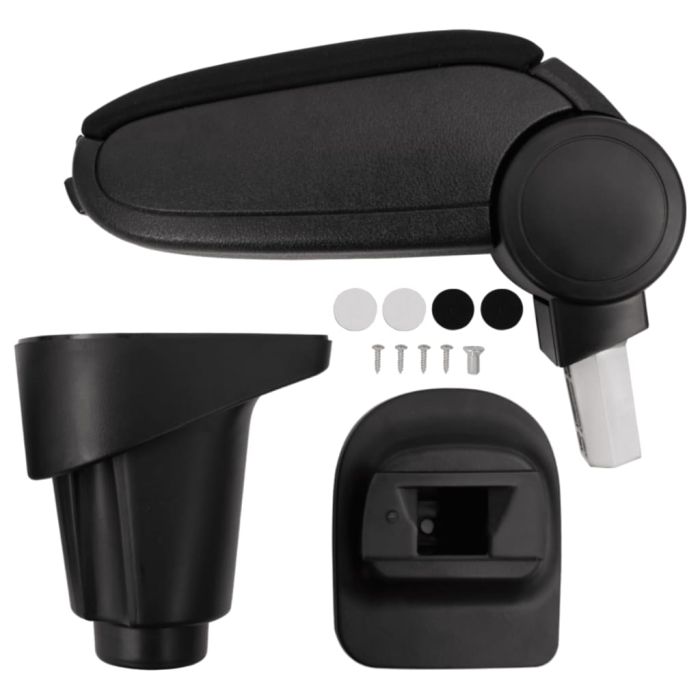 Car Armrest Black 14x35x(37-53) cm ABS
