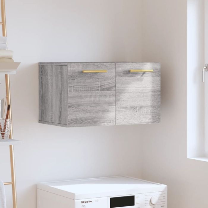Wall Cabinet Grey Sonoma 60x36.5x35 cm Engineered Wood
