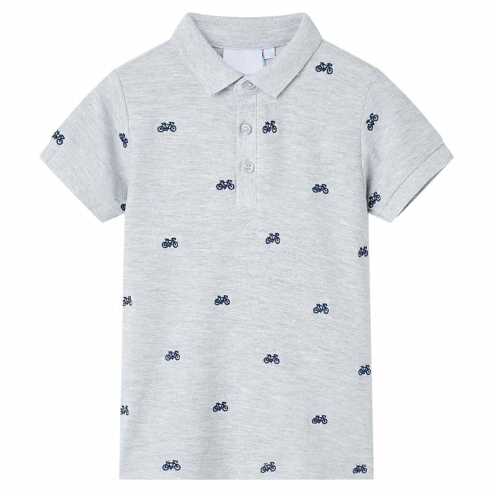 Kids' Polo ShirtÂ  Grey Melange 92
