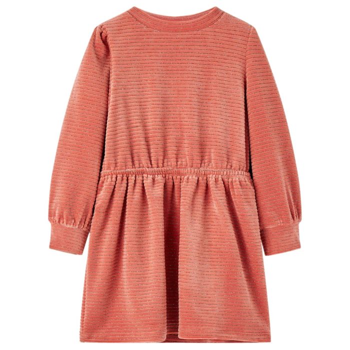 Kids' Dress with Long Sleeves Medium Pink 104