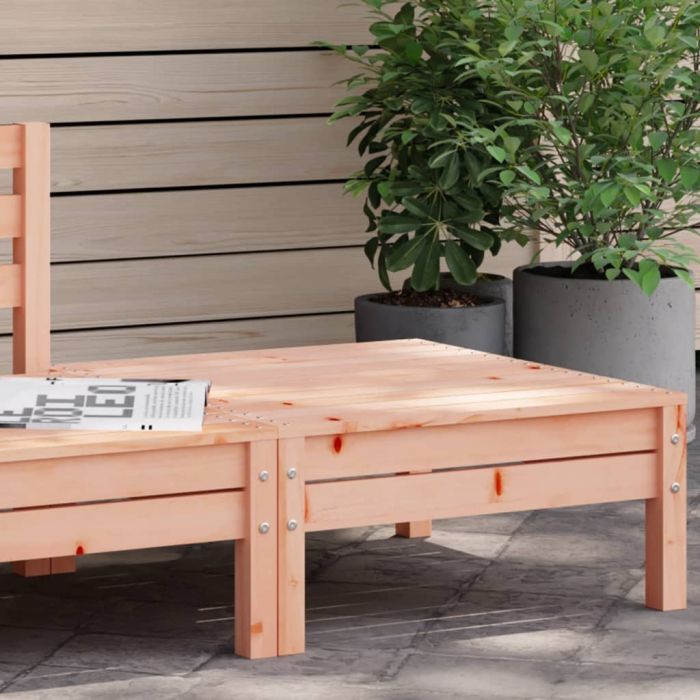 Garden Footstool Solid Wood Douglas