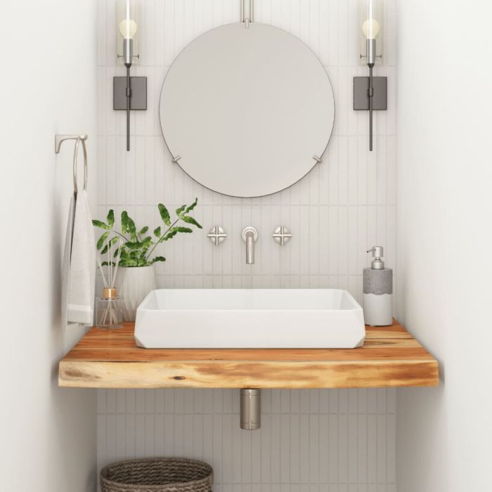 Bathroom Countertop 60x60x3.8 cm Square Solid Wood Acacia
