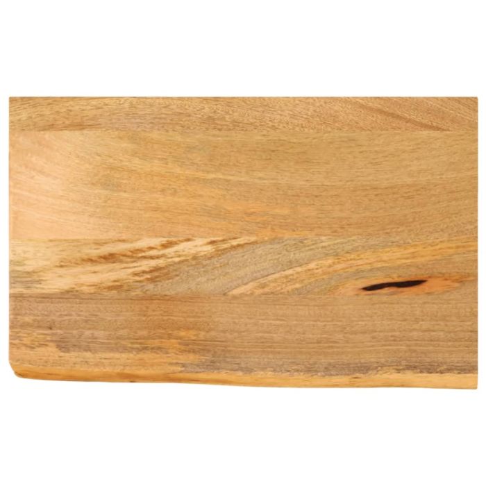 Table Top Live Edge 50x20x2.5 cm Solid Wood Mango - vid-370415