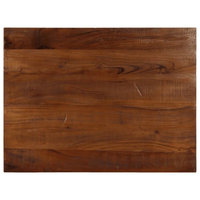 Table Top 80x70x2.5 cm Rectangular Solid Wood Reclaimed - vid-371204