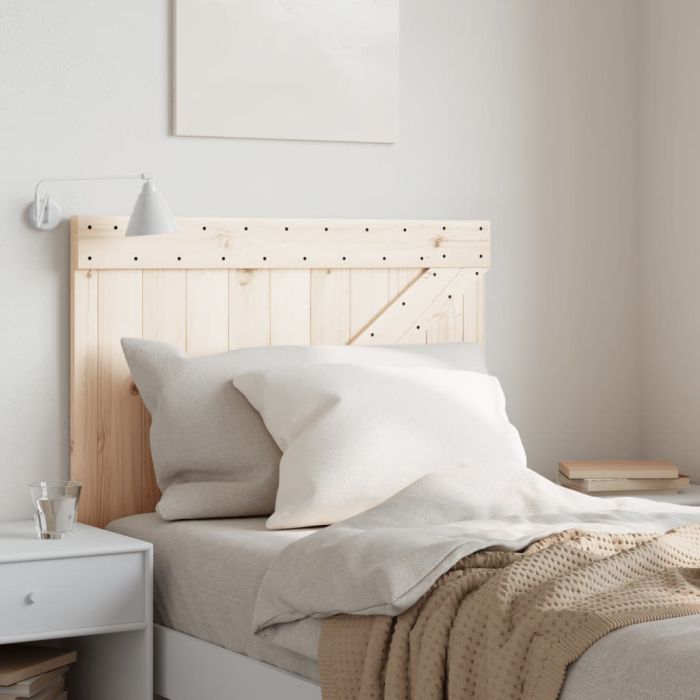 Headboard 90x104 cm Solid Wood Pine
