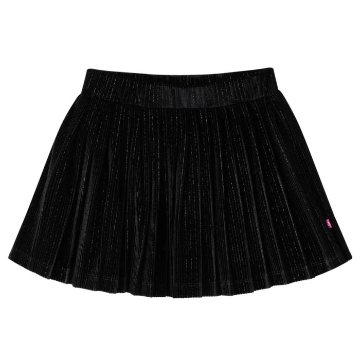Kids' Pleated Skirt with Lurex Black 104