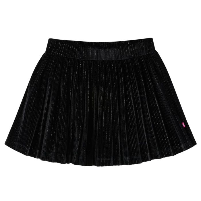 Kids' Pleated Skirt with Lurex Black 128