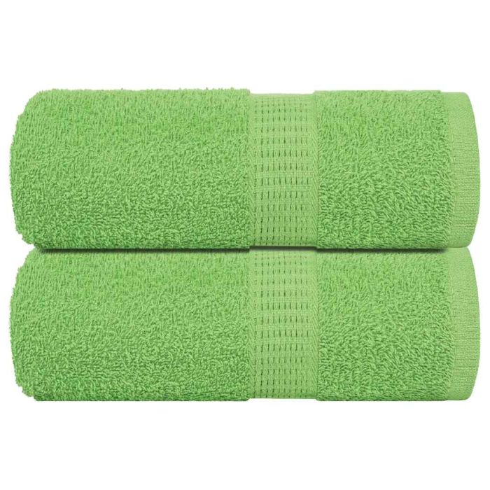 Soap Towels 2 pcs Apple Green 30x30 cm 360 gsm 100% Cotton