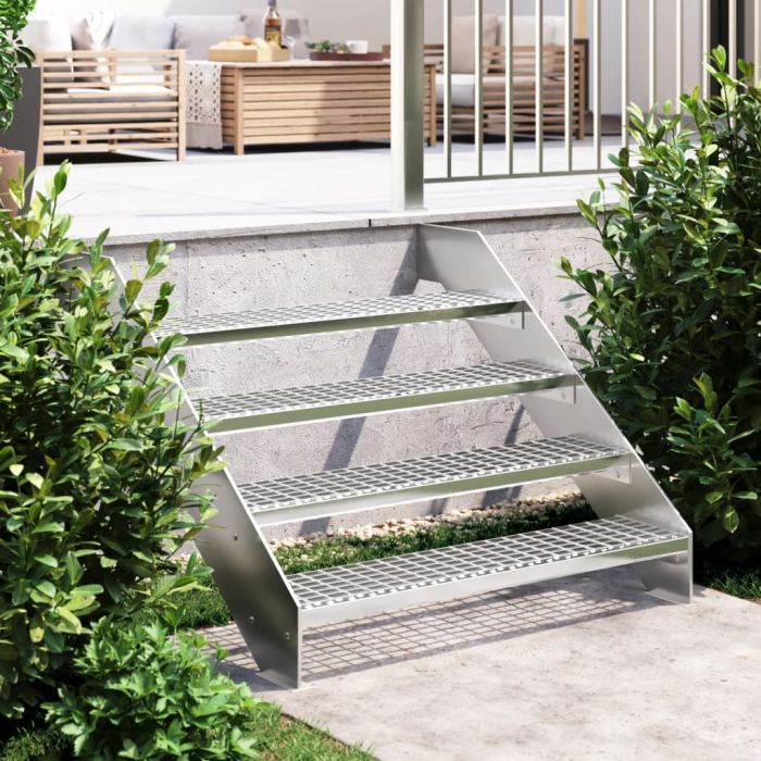 Grate Step 100x24x7 cm Galvanised Steel