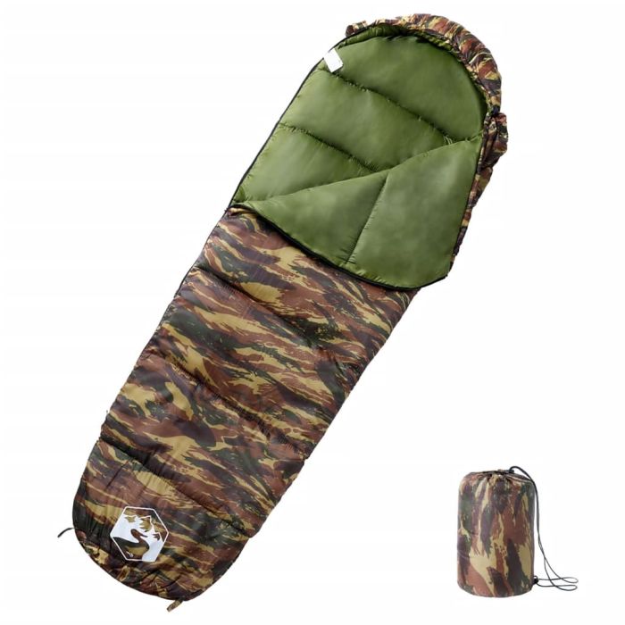 Mummy Sleeping Bag for Adults Camping 3 Seasons - vid-94501