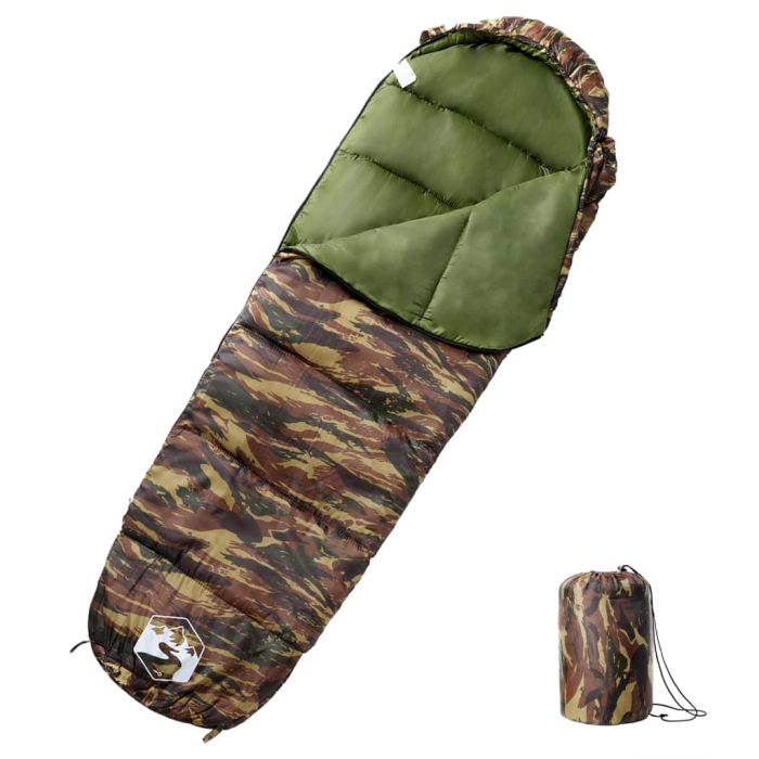 Mummy Sleeping Bag for Adults Camping 3 Seasons - vid-94517