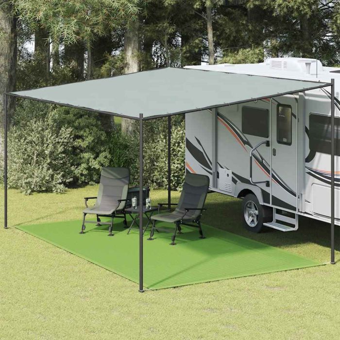 HORIDG Tent Carpet Light 300x500 cm HDPE - Green