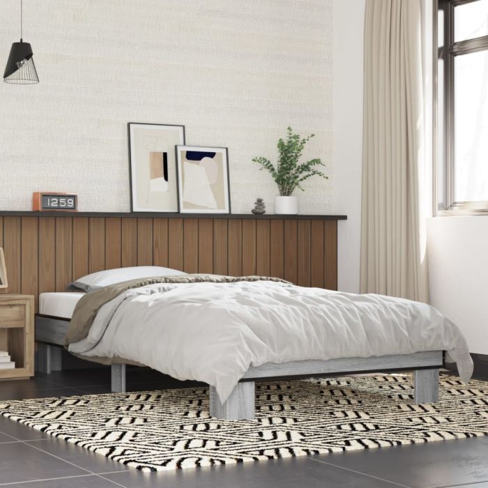 Bedframe Grey Sonoma 90x200cm