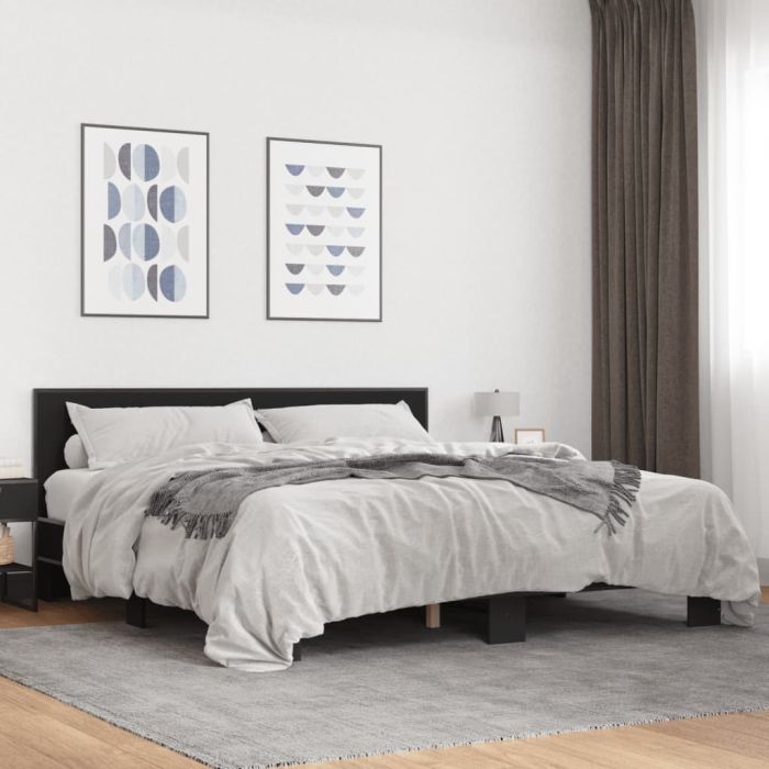 Bedframe Black 180x200cm Super King