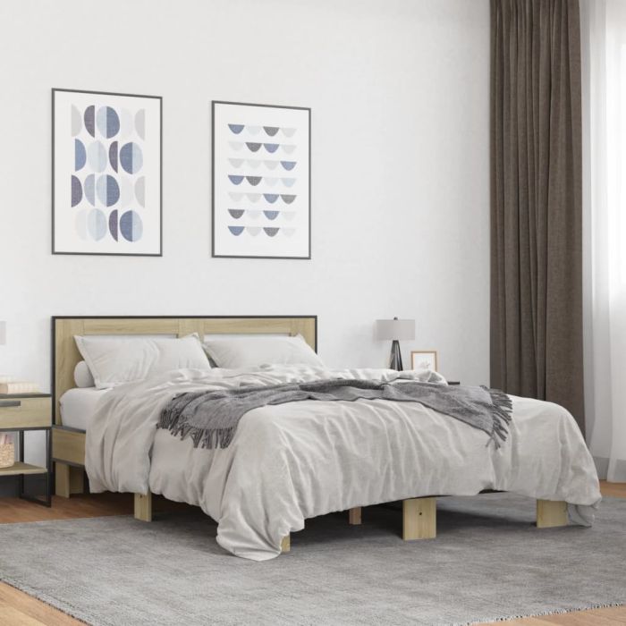 Bedframe Sonoma Oak 140x200cm