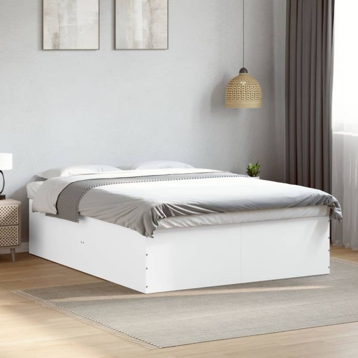 Bedframe White 150x200cm King Size