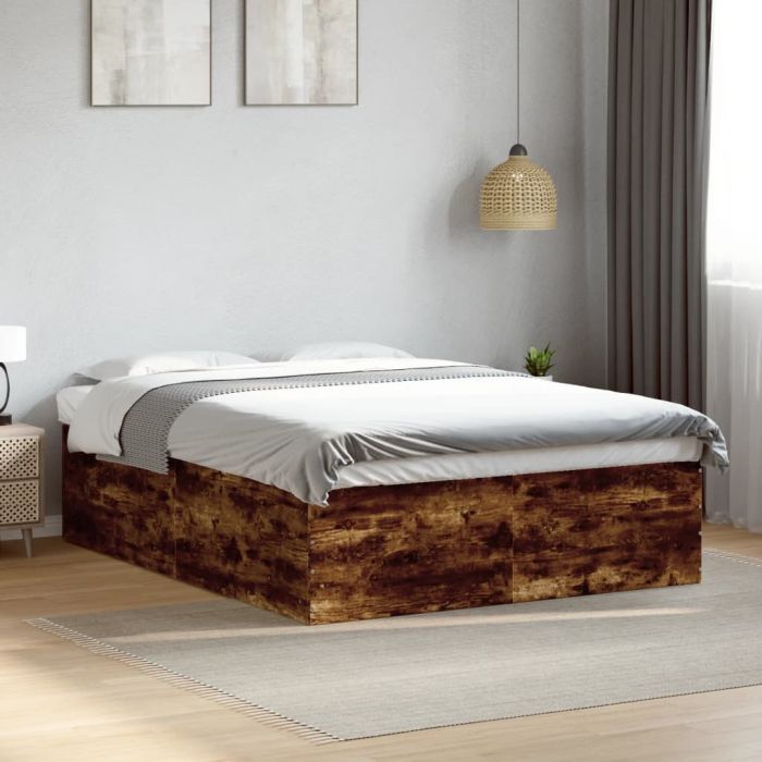 Bedframe Smoked Oak 150x200cm King Size