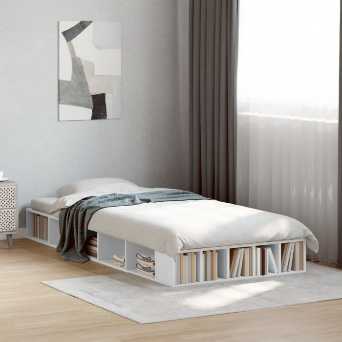 Bedframe White 75x190cm Small Single
