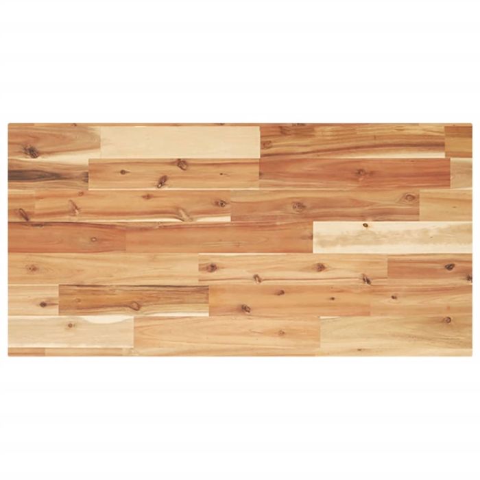 Bathroom Vanity Top Oil Finished 120x40x2 cm Solid Wood Acacia