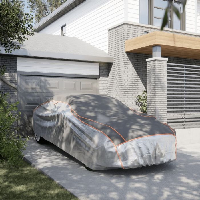Car Cover for Sedan Hail Protection Full S Grey and Silver