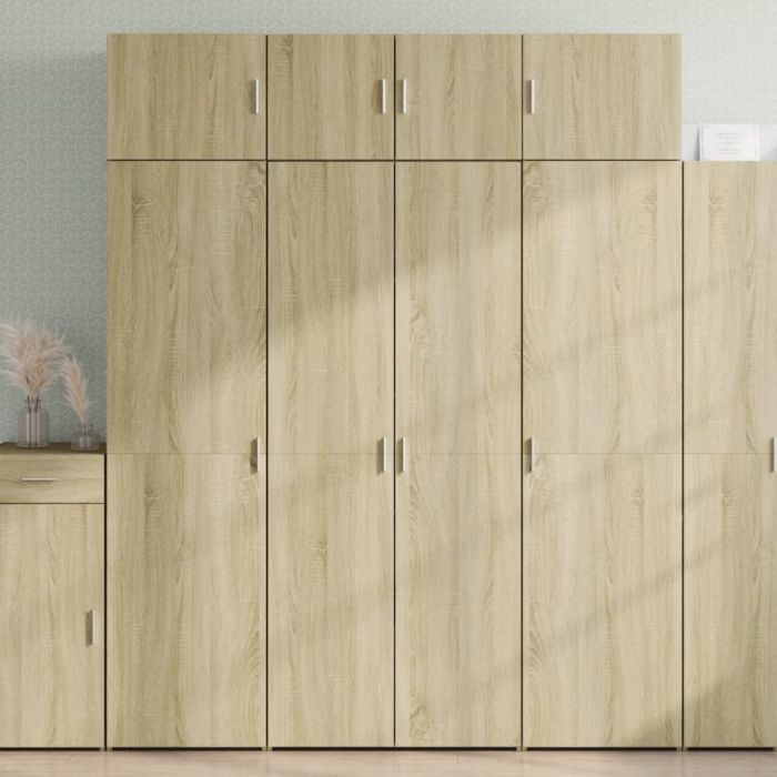 Highboard Sonoma Oak 80x42.5x185 cm Engineered Wood